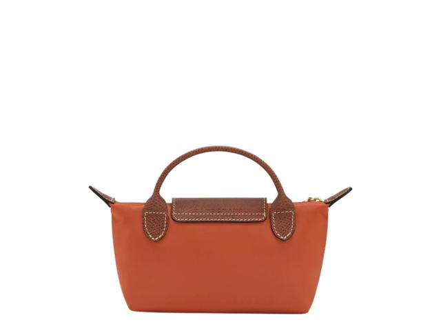 Longchamp Longchamp Le Pliage Original Pouch With Handle Brick - view 2