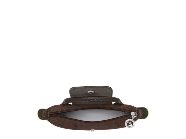 Longchamp Longchamp Le Pliage Green Pouch With Handle Mocha - view 2