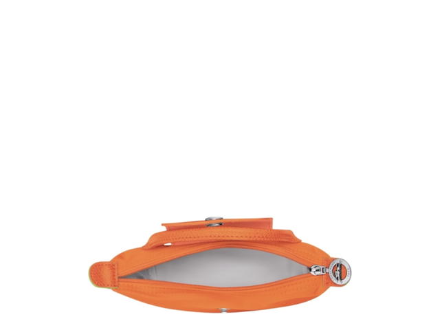 Longchamp Longchamp Le Pliage Green Pouch With Handle Orange - view 2