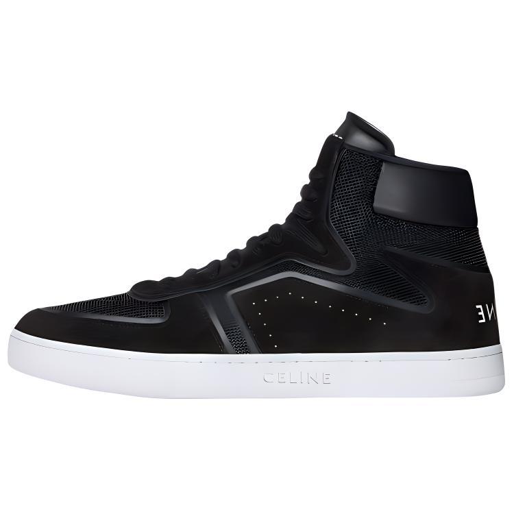 Celine CELINE Mid Top Stylish Skateboarding Shoes Men's Black