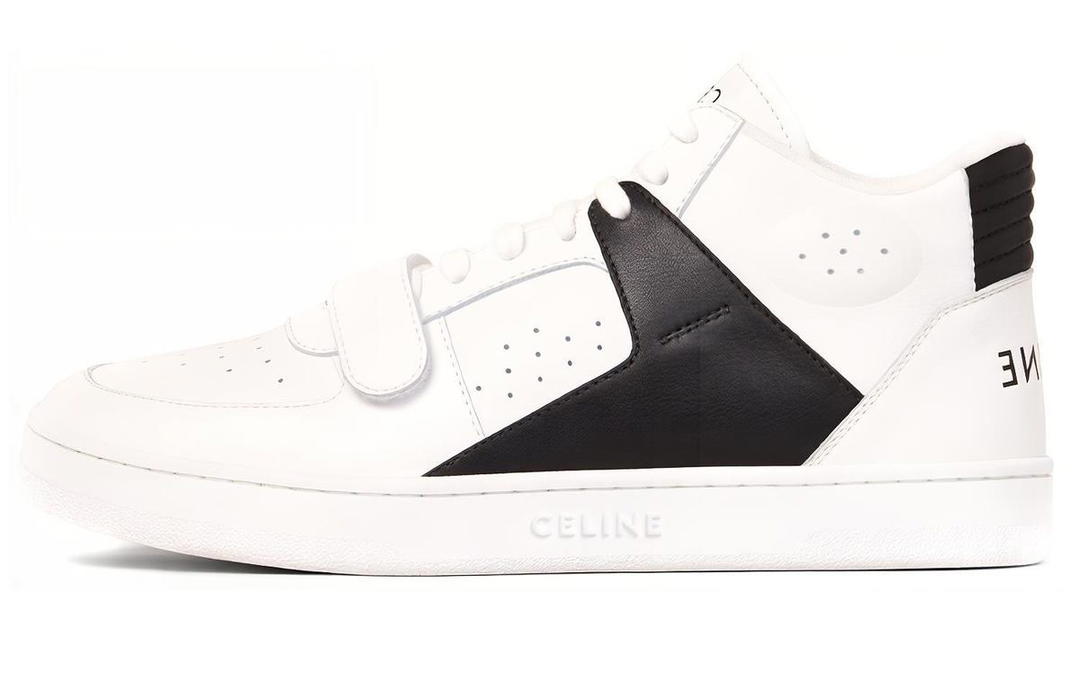 Celine Celine Skateboard Shoes Women's Mid Top White/Black