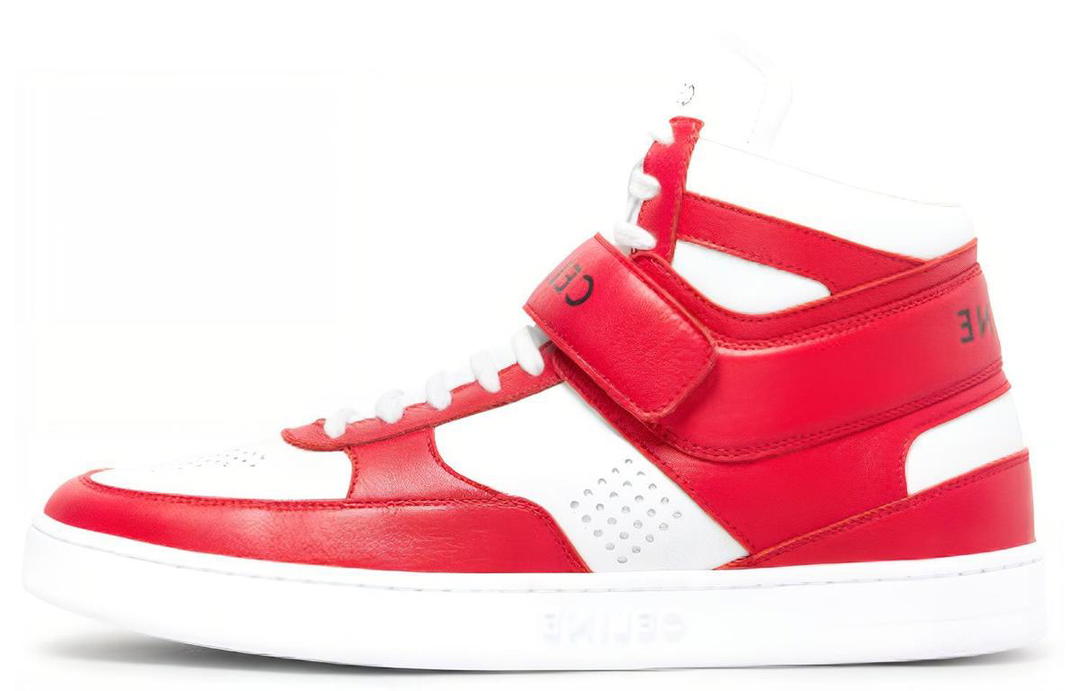 Celine CELINE CT 03 High Top Stylish Skateboarding Shoes Men's Red