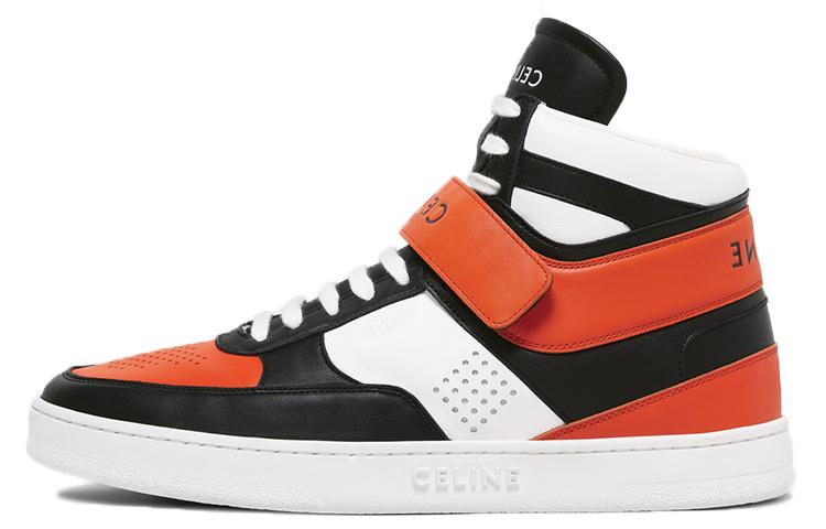 Celine CELINE CT-02 Stylish Skateboarding Shoes Men's White Black Orange