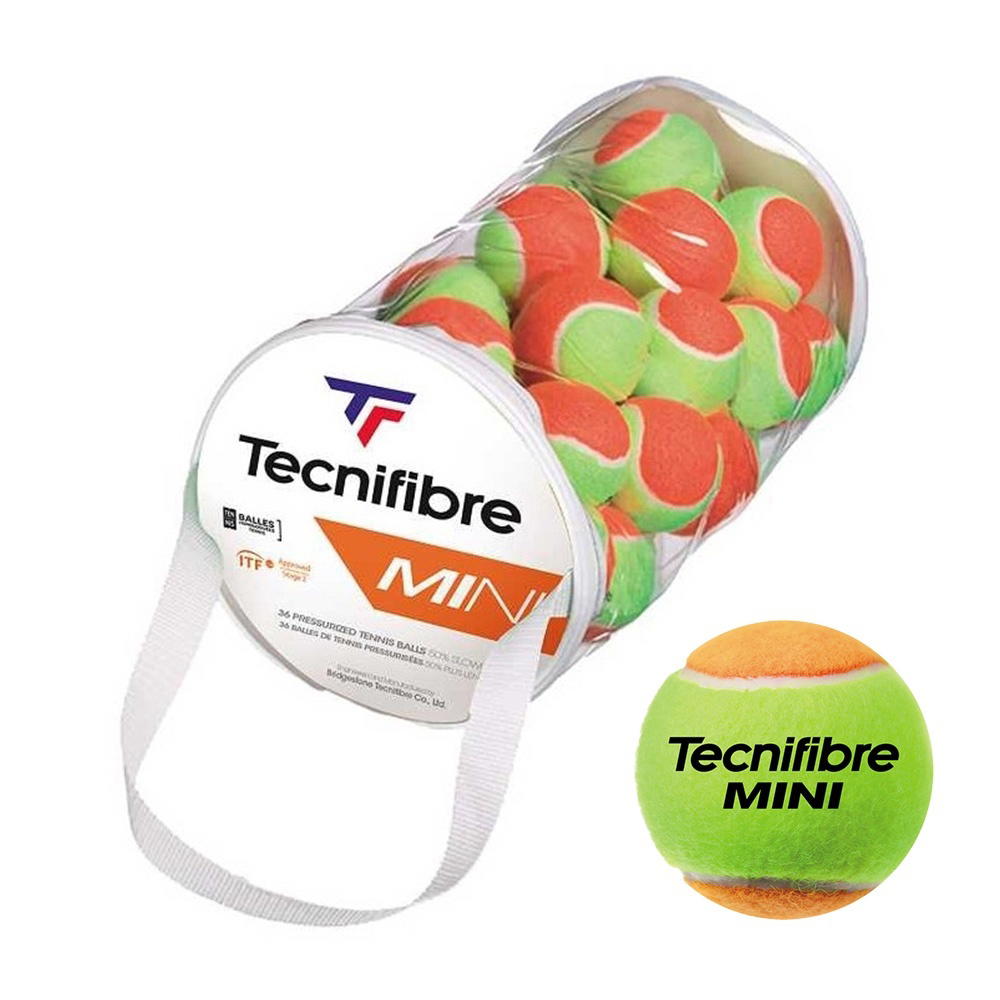 Tecnifibre Tecnifibre Mini Tennis Balls Green Orange