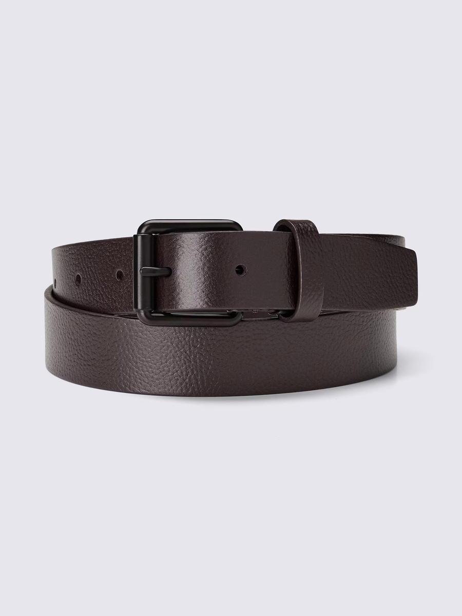 GU GU Leather Vintage Belt Adjustable Wine