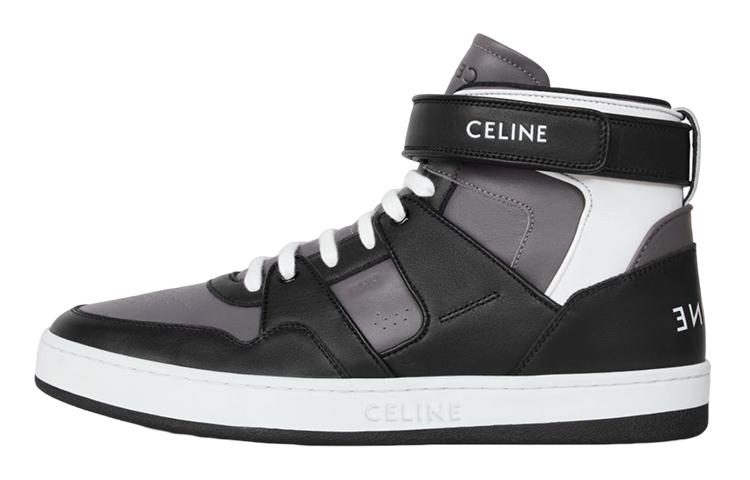 Celine Celine Stylish Skateboarding Shoes Men's Black Gray Color