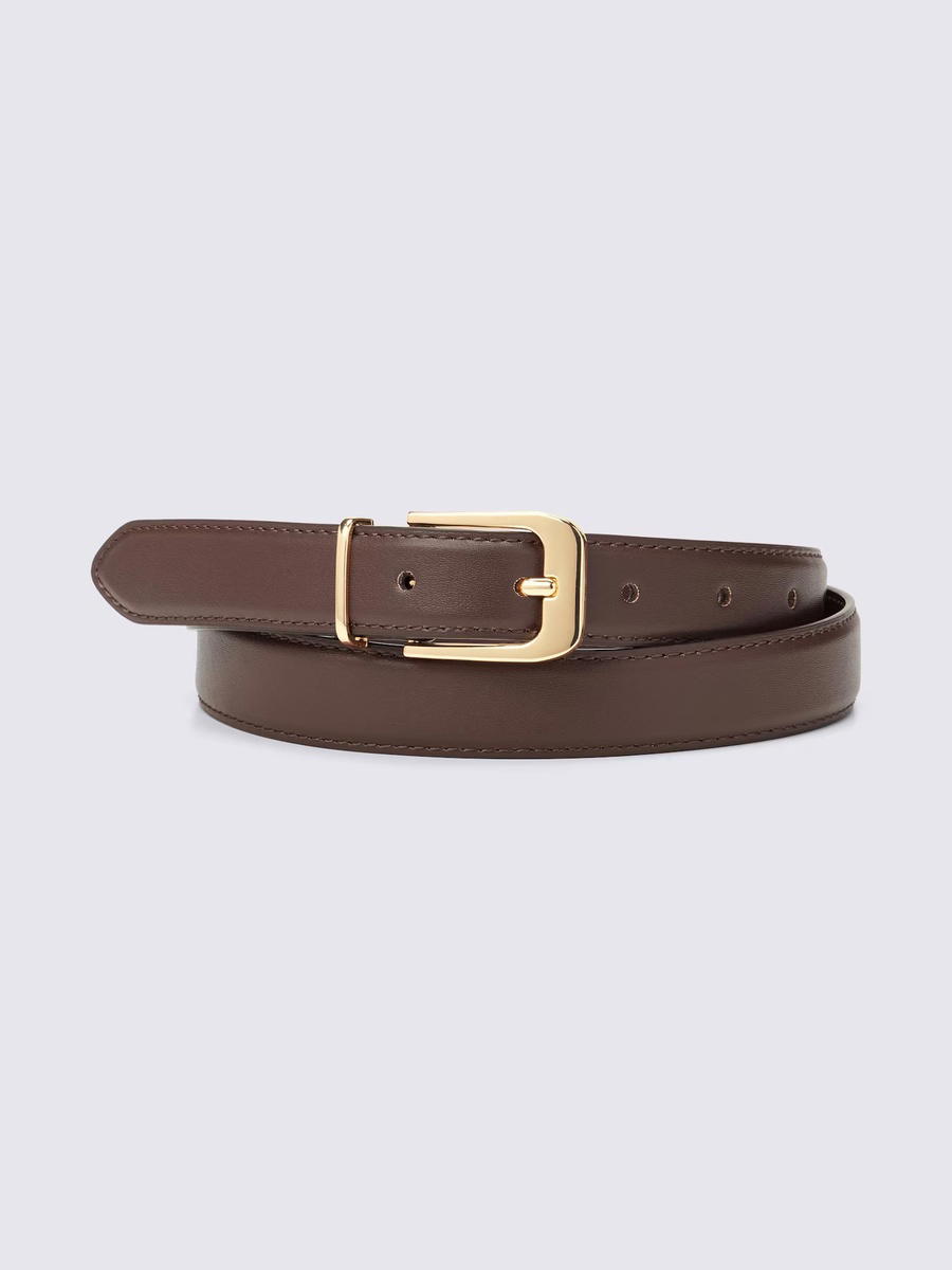 GU GU Metal Loop Belt MN Brown