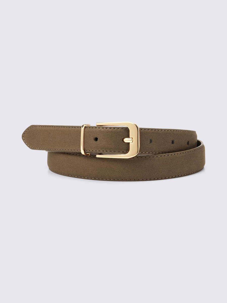 GU GU Metal Loop Belt MN Brown