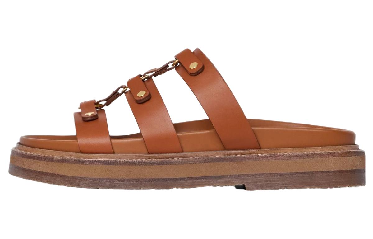 Celine CELINE Stylish Sandals Women's Brown