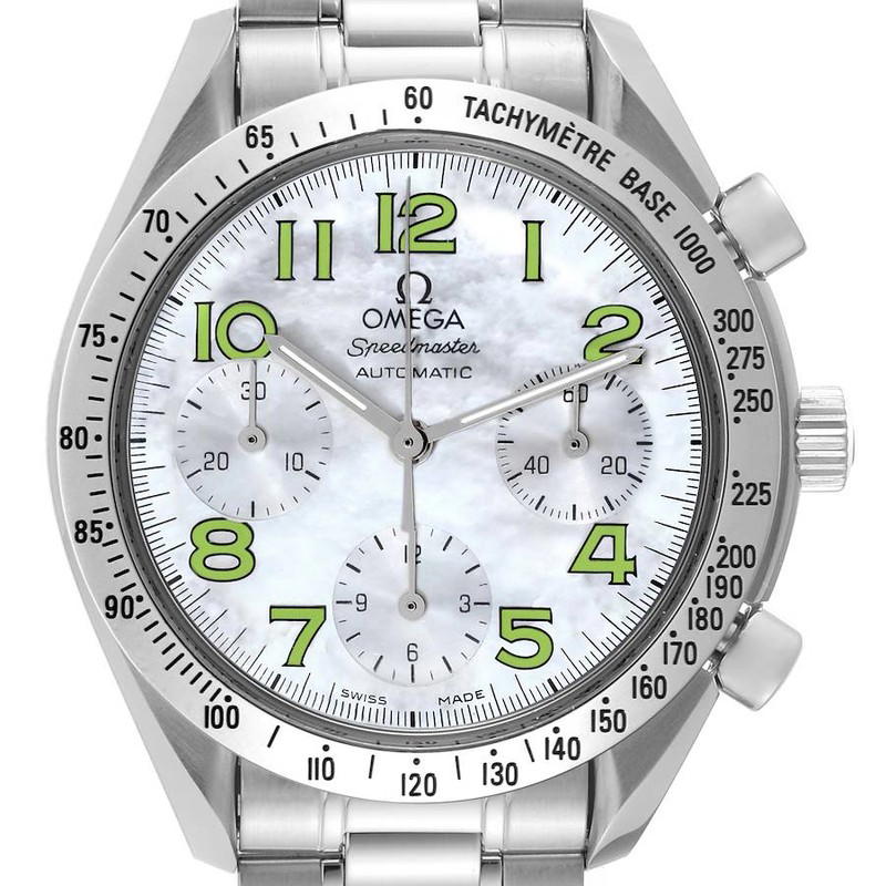 Omega Omega Speedmaster Mother of Pearl Green Dial Steel 3534.72.00
