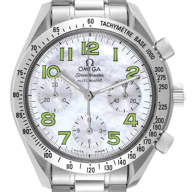 Omega Omega Speedmaster Mother of Pearl Green Dial Steel 3534.72.00 - view 1
