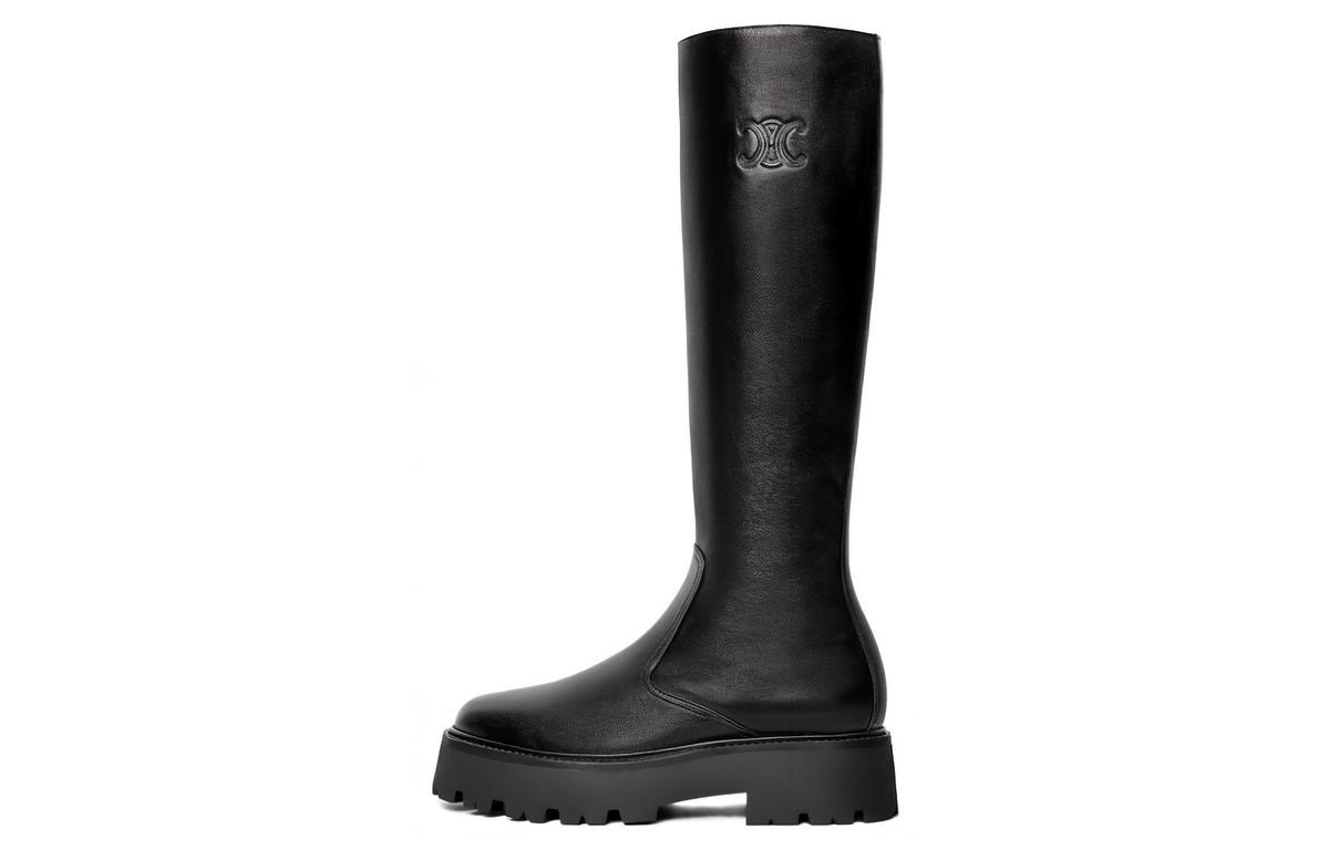 Celine CELINE Knee high Boots 4.5cm Women's Black