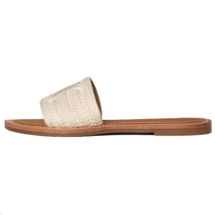 Celine Celine Slide Slippers Women's Beige