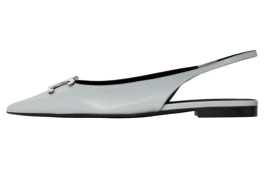 Celine Celine Casual Single Shoes Women's Light Blue