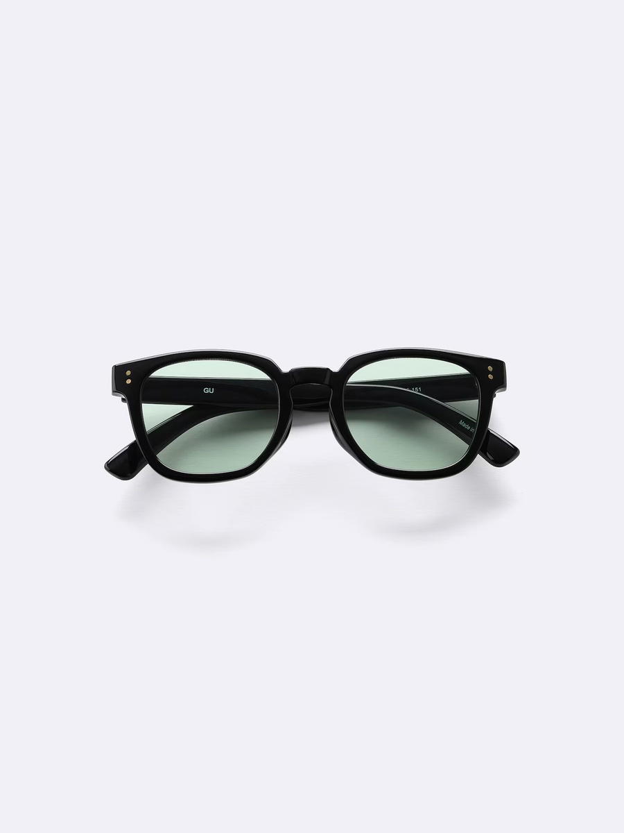 GU GU UV Protection Square Wellington Sunglasses Olive