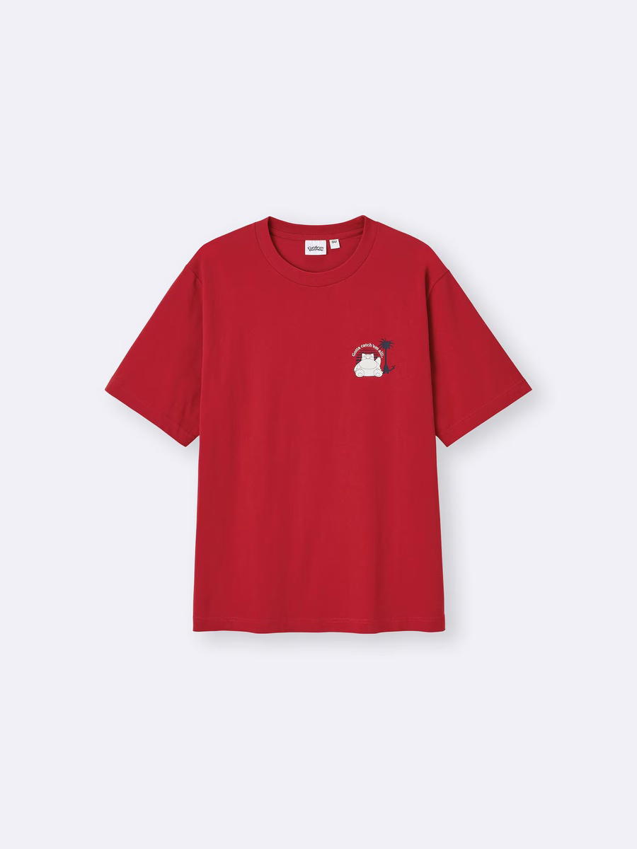 GU GU Graphic T-Shirt Pokemon Red
