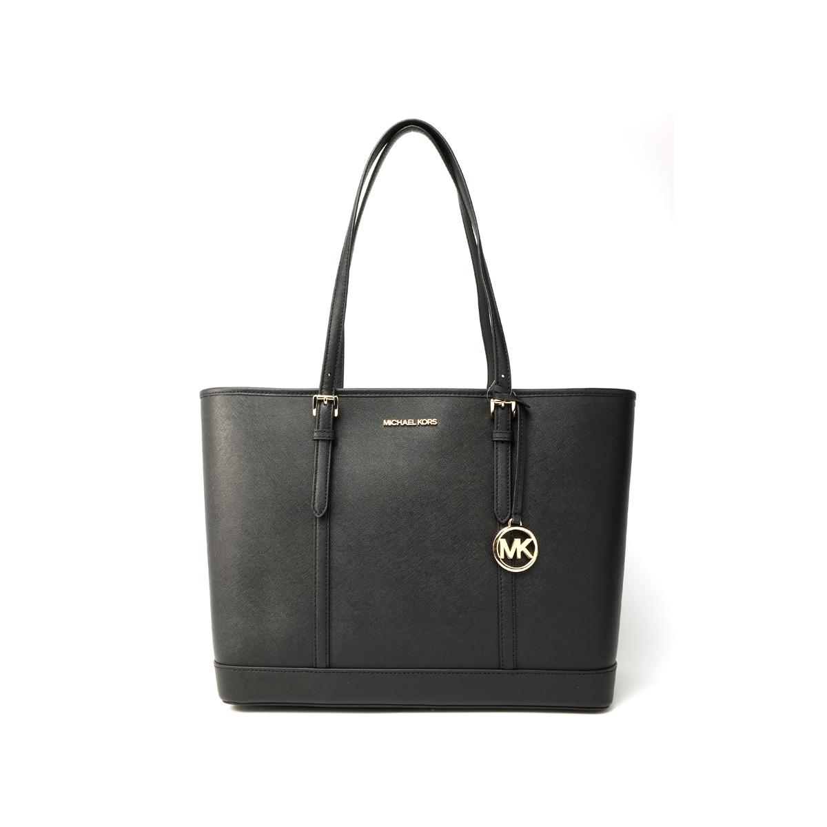 Michael Kors Michael Kors Jet Set Travel Large Saffiano Leather Top Zip Shoulder Tote Bag
