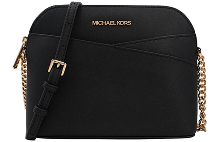 Michael Kors MICHAEL KORS Jet Set Travel Cow Leather Dome Bag Crossbody Bag Shoulder Bag Regular Women's Black