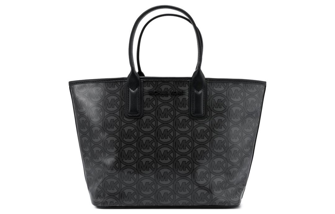Michael Kors MICHAEL KORS Cow Leather Tote Bag Shopping Bag Handbag Shoulder Bag Small Size Women's Black