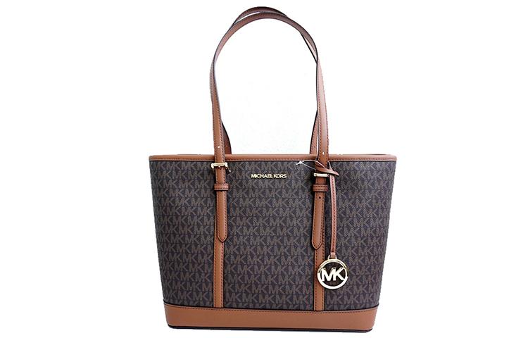 Michael Kors MICHAEL KORS Jet Set Travel Artificial Leather Tote Bag Shopping Bag Shoulder Bags Women's Brown