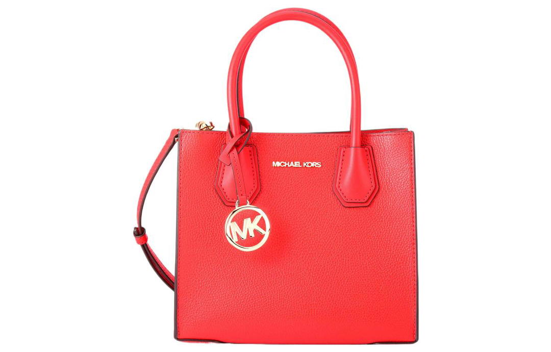 Michael Kors MICHAEL KORS Leather Tote Bag Shopping Bag Handbag Shoulder Bag Crossbody Bag Medium Size Women's Red