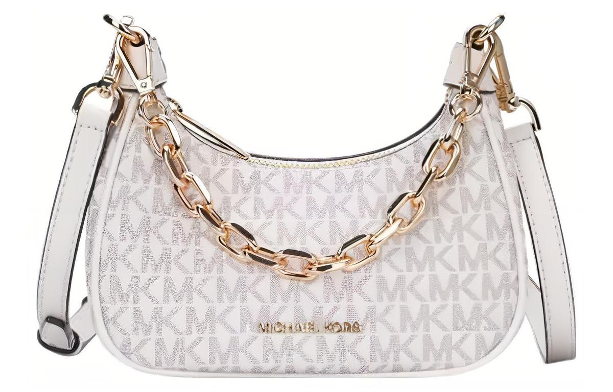 Michael Kors MICHAEL KORS PVC Shoulder Bag Handbags Shoulder Bags Women's Vanilla White