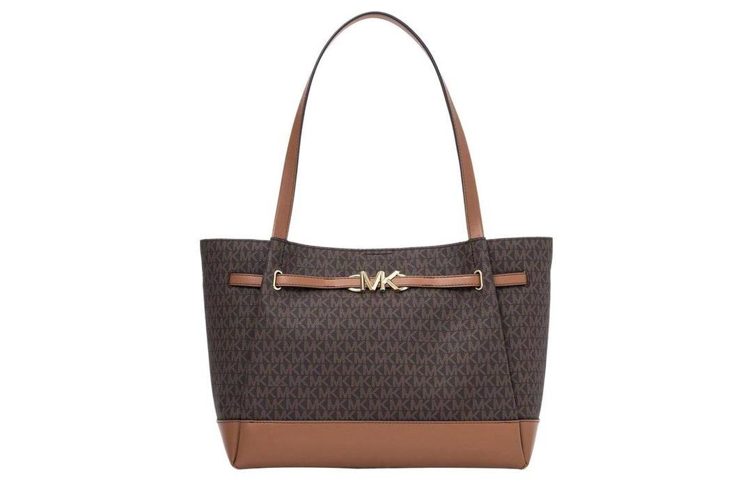 Michael Kors MICHAEL KORS Canvas Tote Bag Shopping Bag Handbag Shoulder Bag Large Size Women's Brown