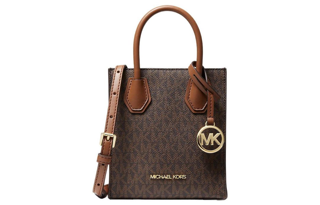 Michael Kors MICHAEL KORS Mercer Extra Small Logo And Leather Crossbody Bag