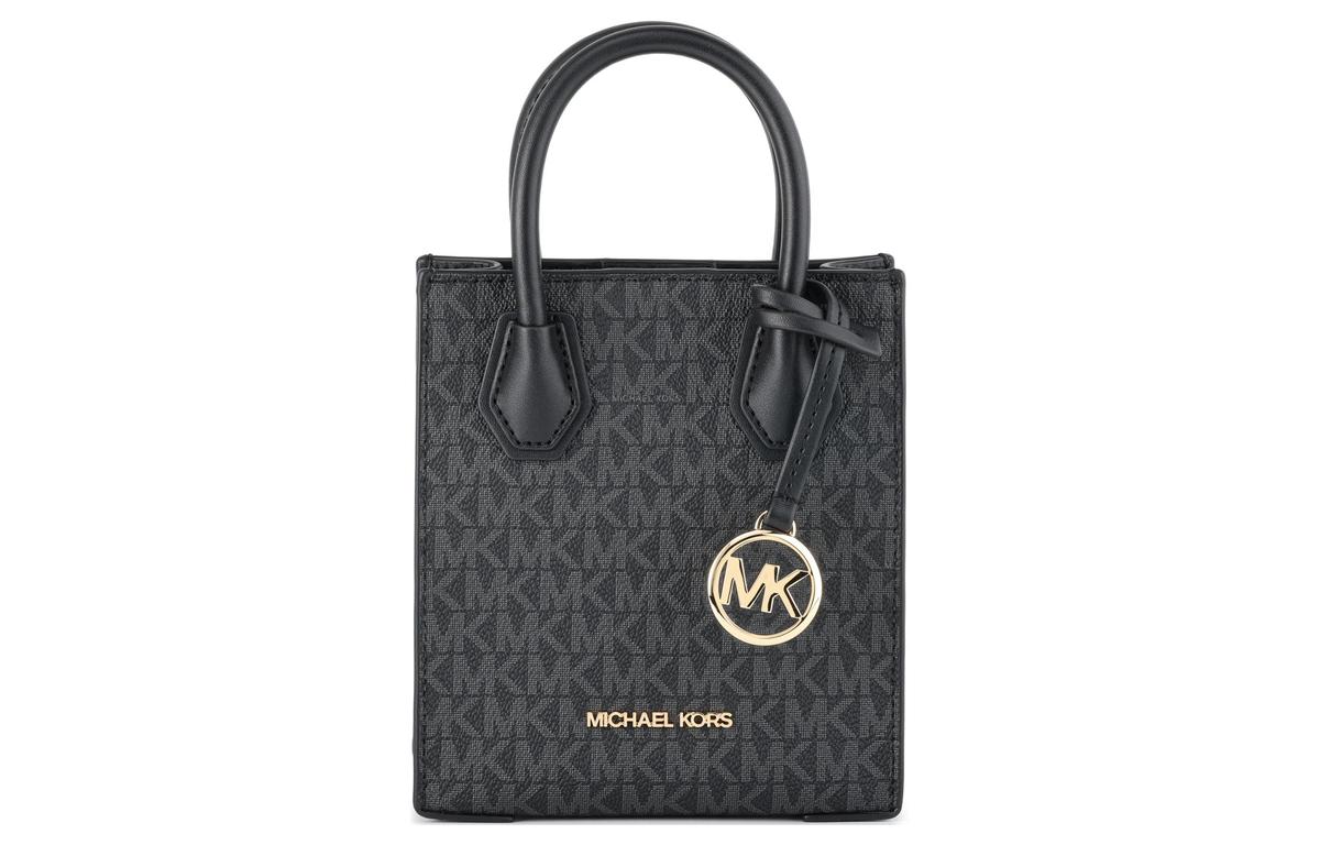 Michael Kors MICHAEL KORS Mercer Leather Tote Bag Shopping Bag Shoulder Bag Handbag Extra Small Women's Black