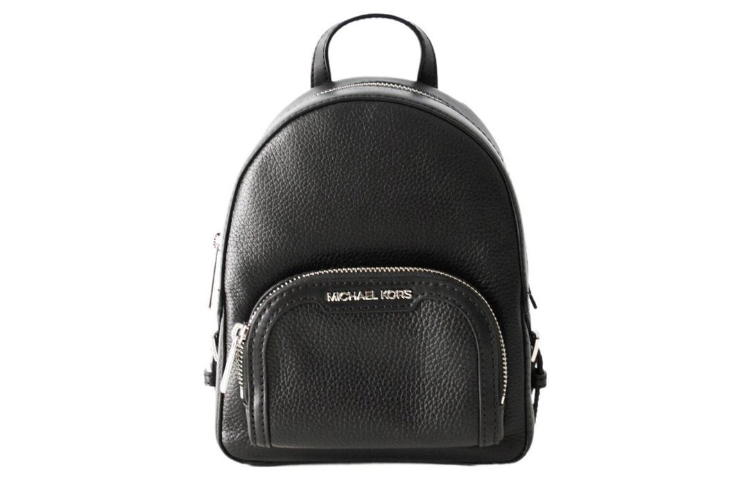 Michael Kors MICHAEL KORS Jaycee Leather Backpack Small Size Women's Black