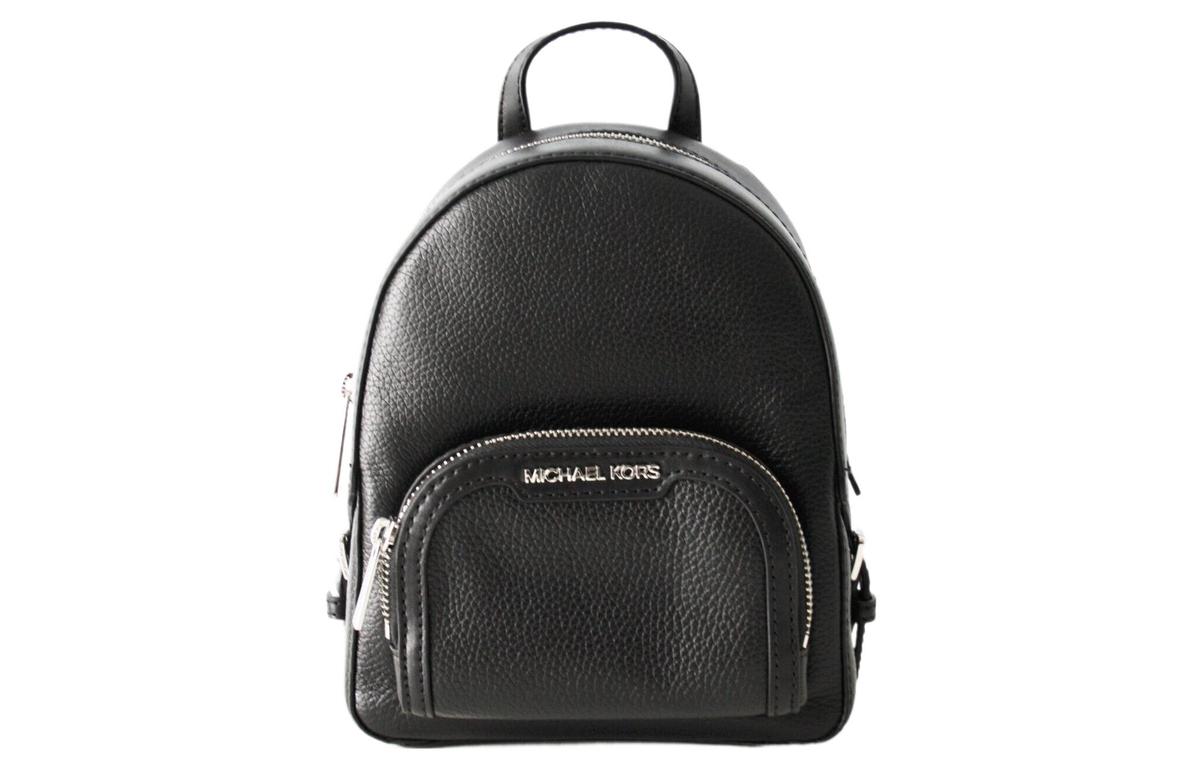 Michael Kors MICHAEL KORS Jaycee Leather Backpack Small Size Women's Black