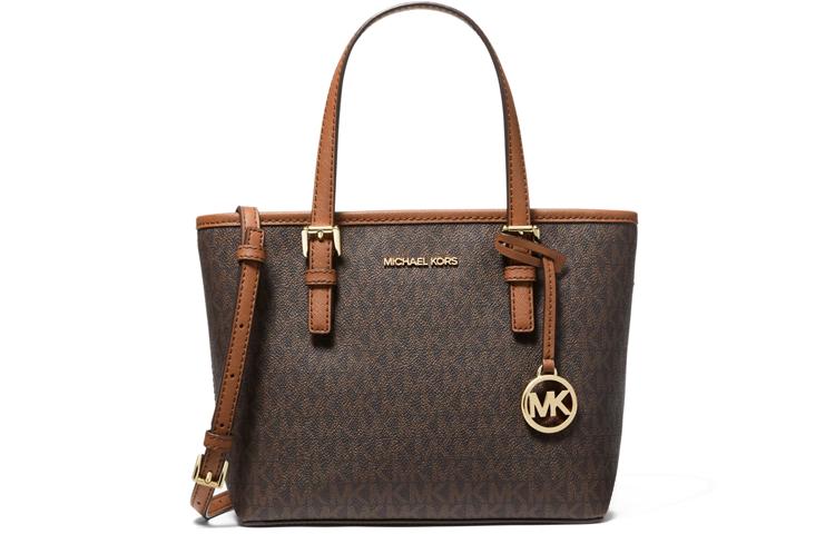 Michael Kors MICHAEL KORS Jet Set Travel Extra Small Logo Top Zip Tote Bag