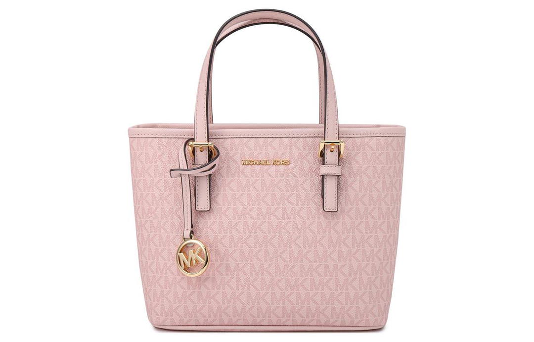 Michael Kors MICHAEL KORS Jet Set Canvas Shoulder Bag Crossbody Bag Handbag Extra Small Women's Pink