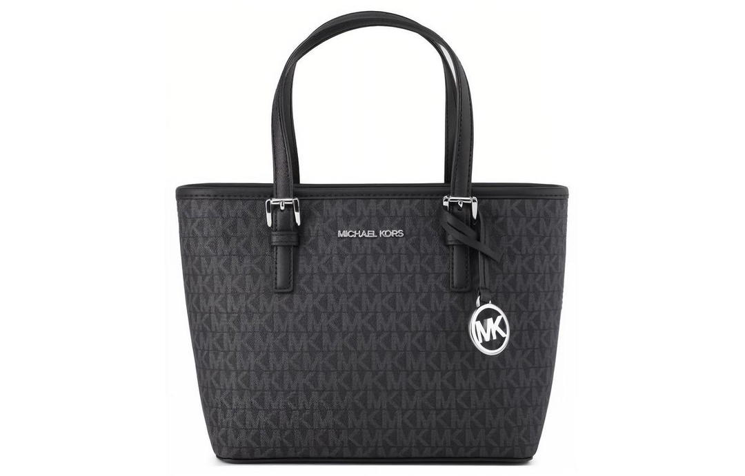 Michael Kors MICHAEL KORS Jet Set PVC Tote Bag Shopping Bag Handbag Shoulder Bag Crossbody Bag Mini Women's Black
