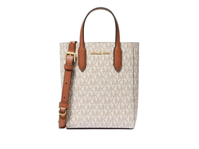 Michael Kors Michael Kors Vincent Extra-Small Logo Crossbody Bag With Card Case Vanilla - view 2