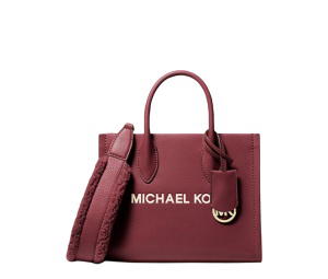 Buy Michael Kors Small Mirella Logo Tote Oxblood at Sasom – Authentic and Ready to Ship