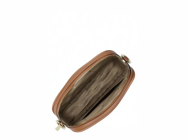 Michael Kors Michael Kors Jet Set Small Signature Logo Camera Crossbody Bag Brown - view 2