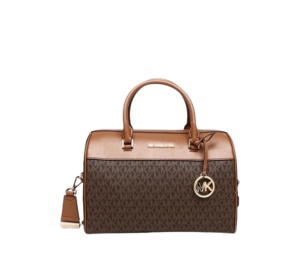 Buy Michael Kors Jet Set Travel Medium Duffle Satchel Shoulder Bag Brown at Sasom – Authentic and Ready to Ship