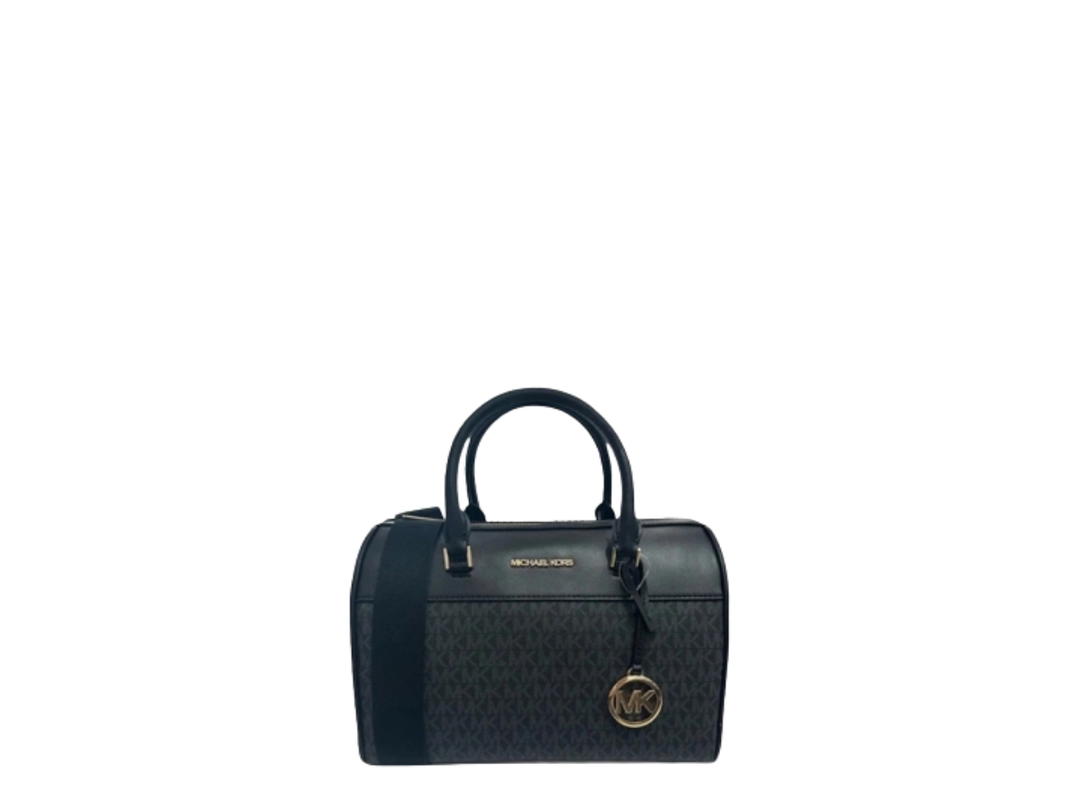 Michael Kors Michael Kors Jet Set Travel Medium Duffle Satchel Shoulder Bag Black