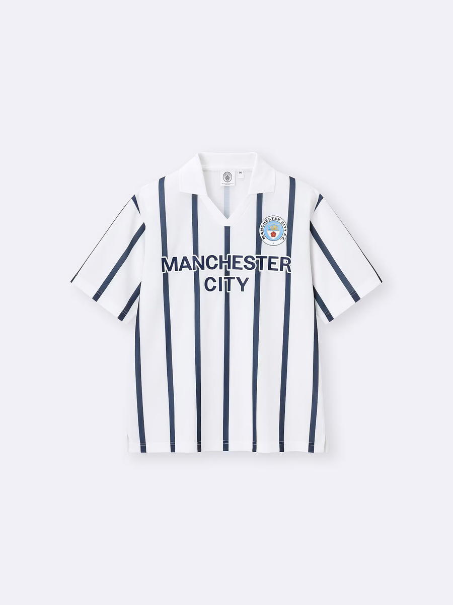 GU GU Game Shirt Manchester City Football Club 1 White
