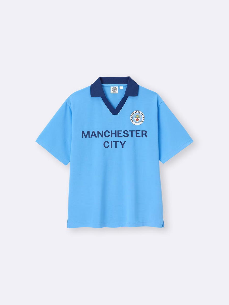 GU GU Game Shirt Manchester City Football Club 1 Blue