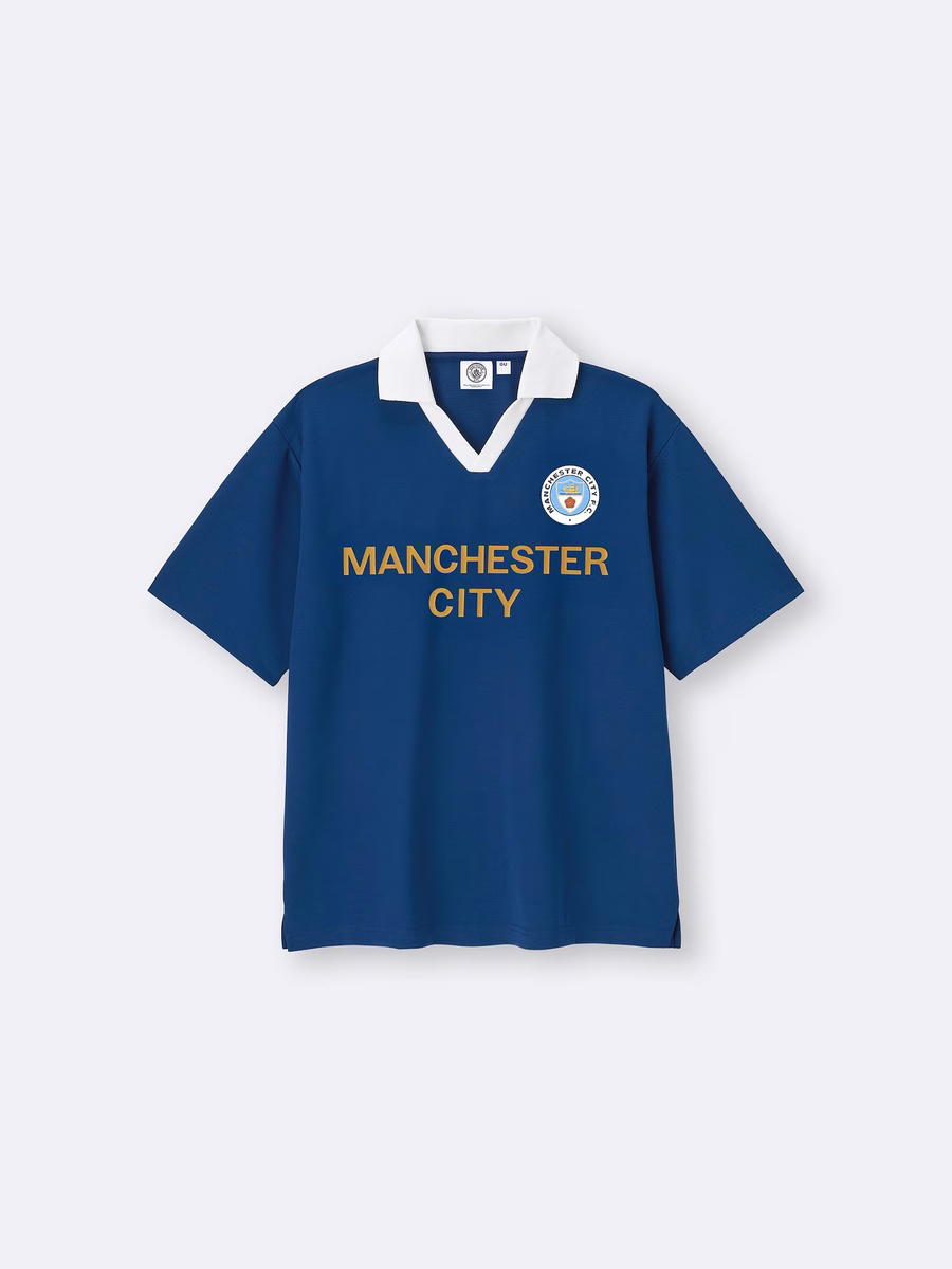 GU GU Game Shirt Manchester City Football Club 1 Navy
