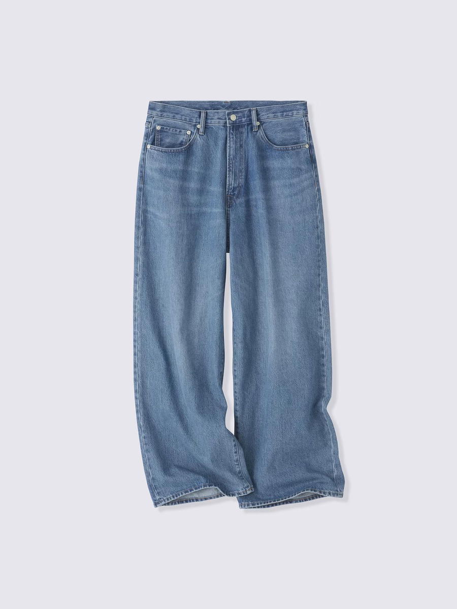 GU GU Super Wide Jeans PF Blue