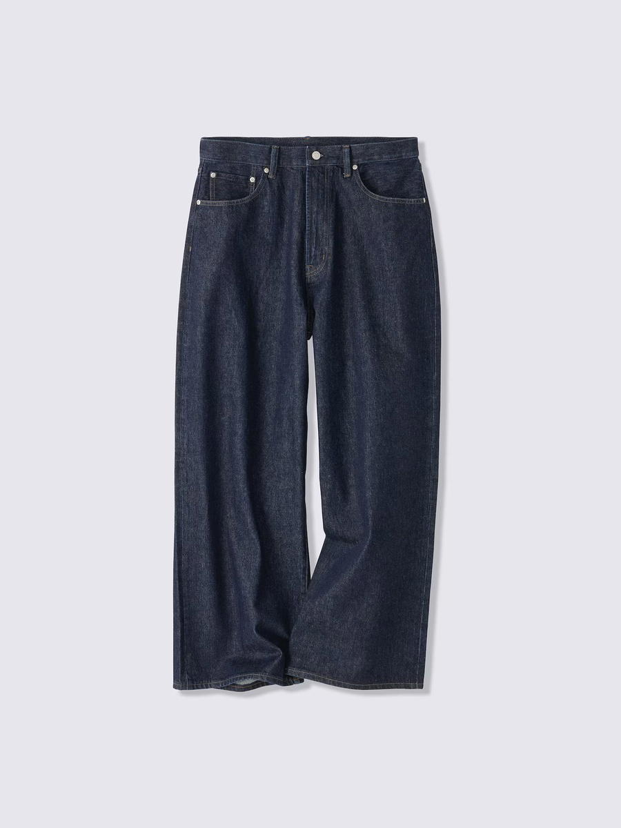 GU GU Super Wide Jeans PF Navy