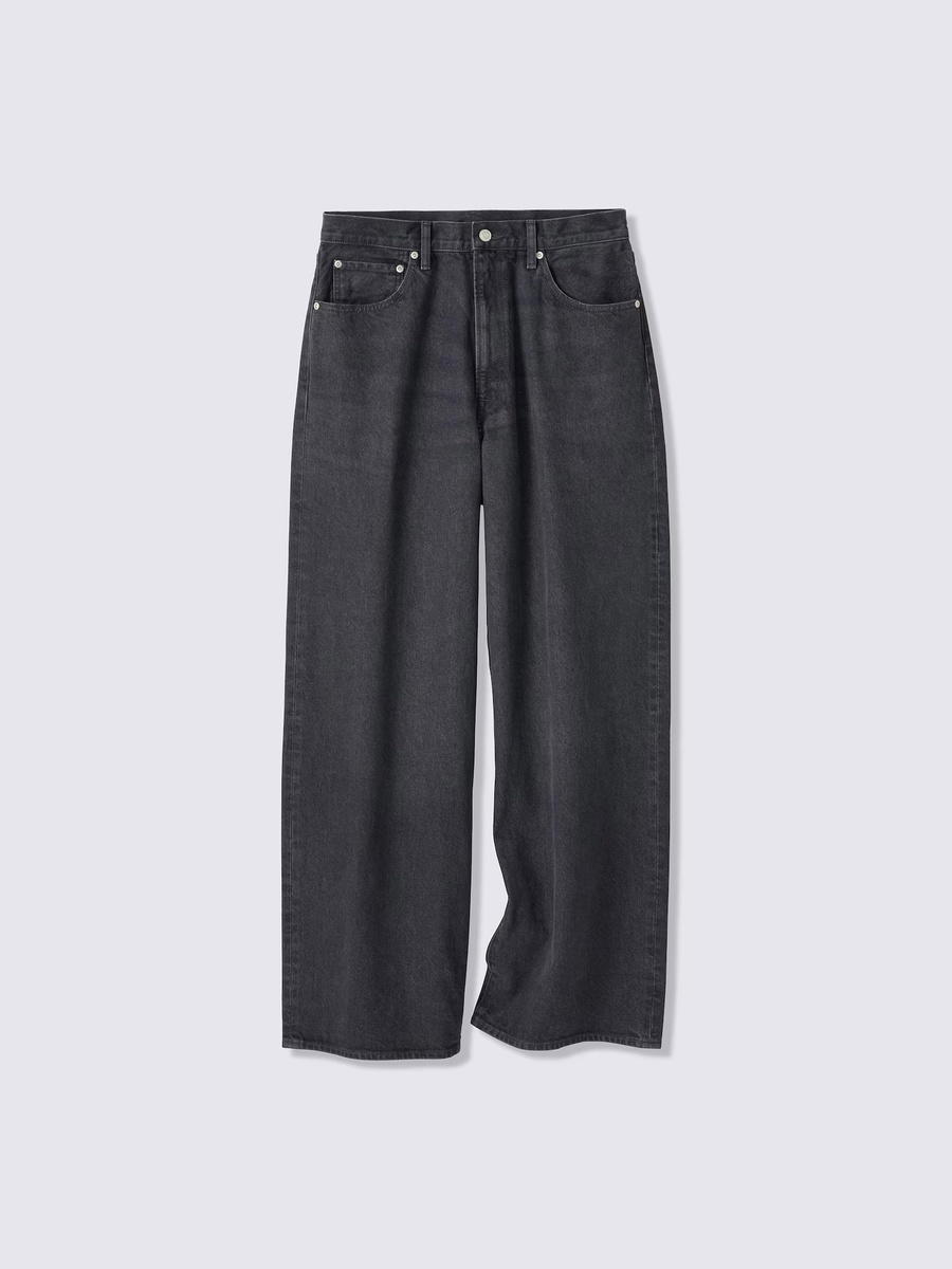 GU GU Super Wide Jeans Long PF Gray