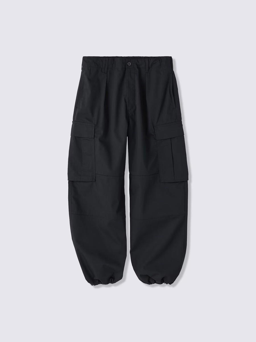 GU GU Wide Cargo Pants UL Black