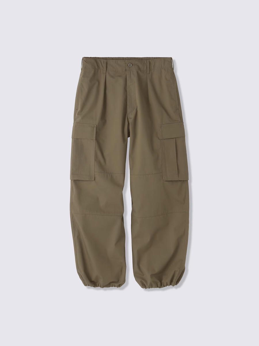 GU GU Wide Cargo Pants UL Brown