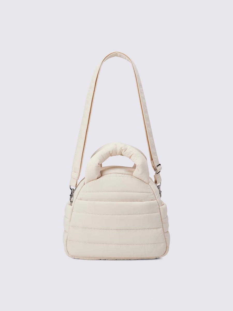 GU GU Puffer Duffle Bag CL White