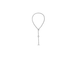 Buy GU Chain Circle Necklace MN Silver at Sasom – Authentic and Ready to Ship