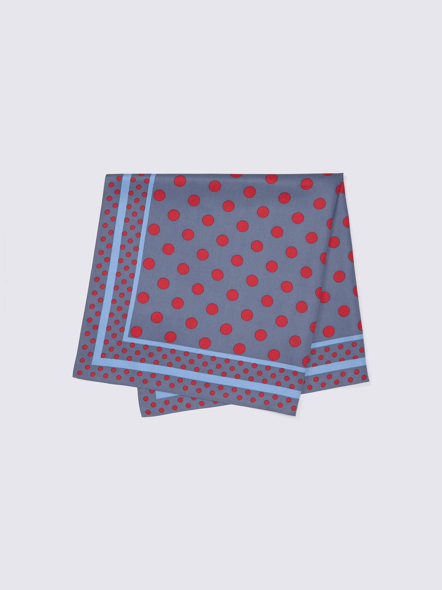 GU GU Polka Dot Scarf PF Navy
